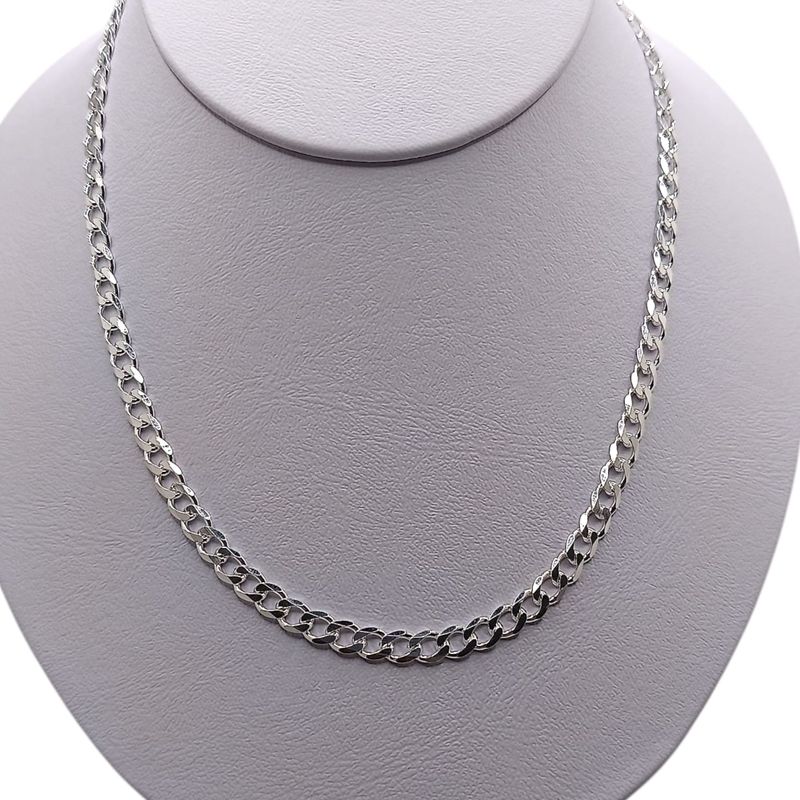 CADENA CUBANA 20" 5 MM, PLATA .925