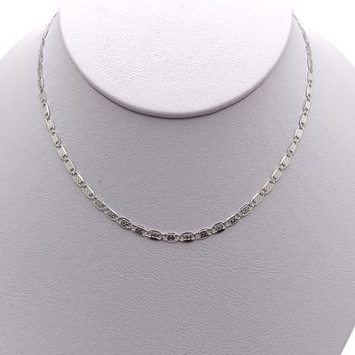 CADENA VAL DIAMANTADA 20" 3 MM, PLATA .925