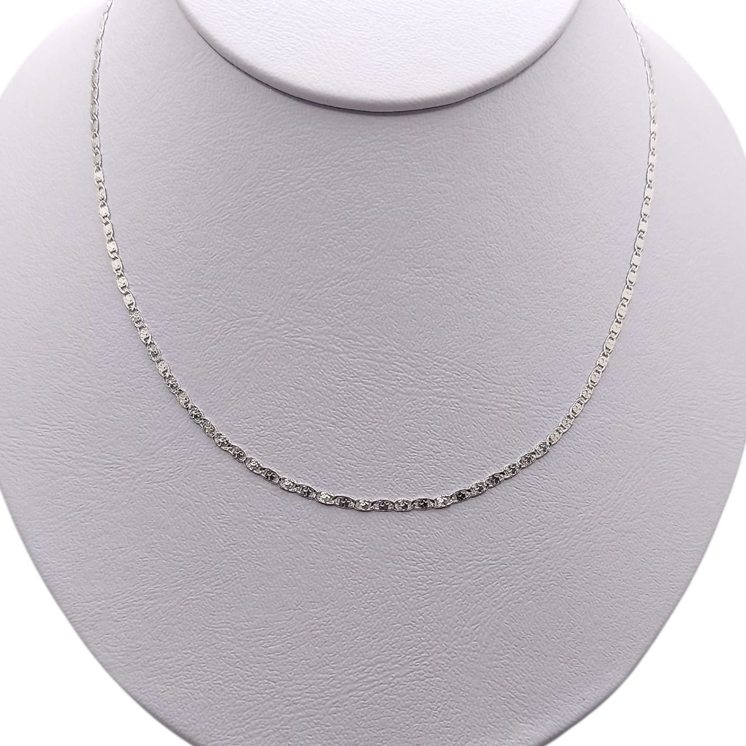 CADENA VAL DIAMANTADA 22&quot; 2.5 MM, PLATA .925