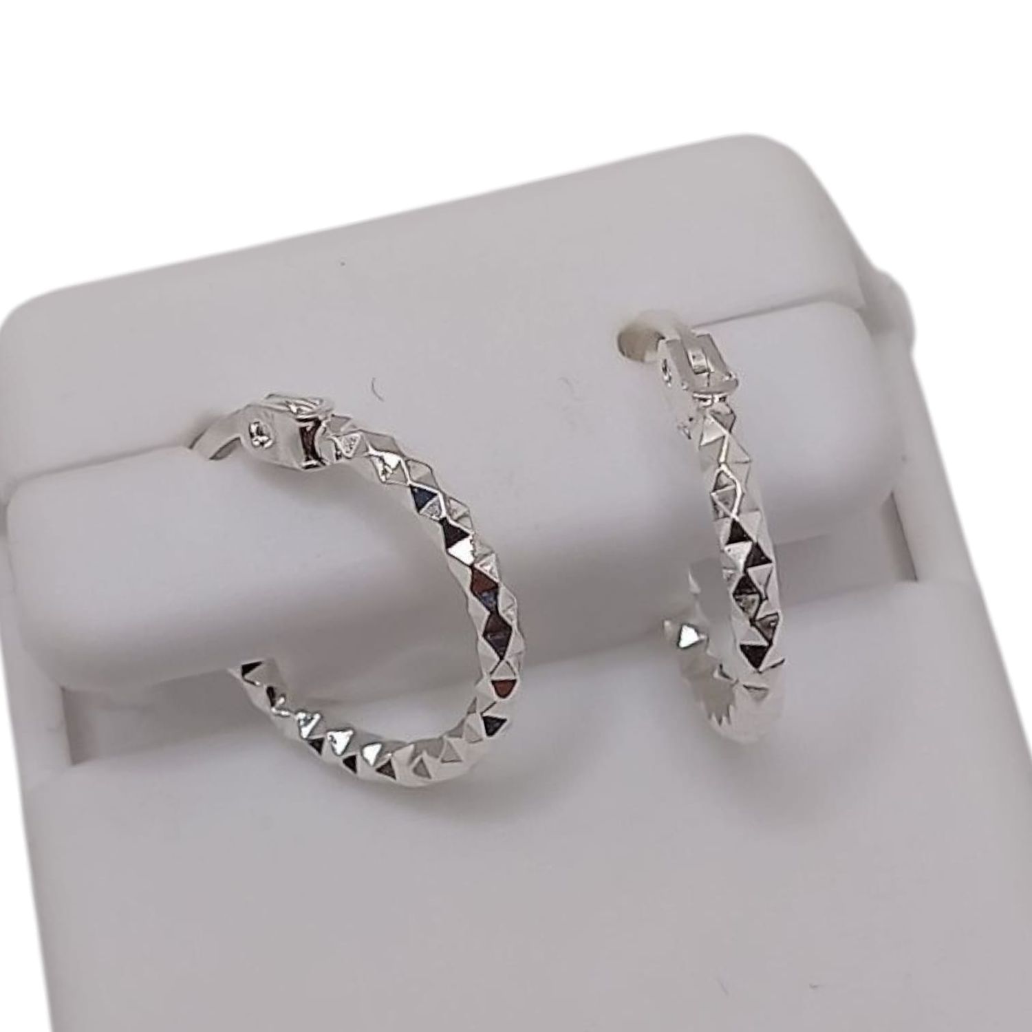 ARRACADA FANCY 1.5 CM, PLATA .925