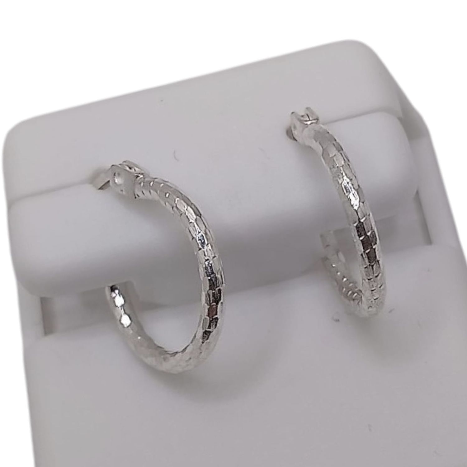 ARRACADA FANCY  2 CM, PLATA .925