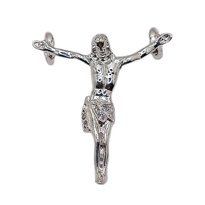 DIJE CRISTO OLIMPICO 3.8 CM PLATA .925