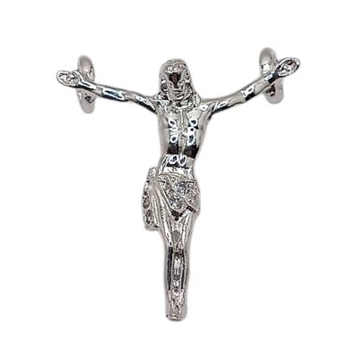 DIJE CRISTO OLIMPICO 3.8 CM PLATA .925