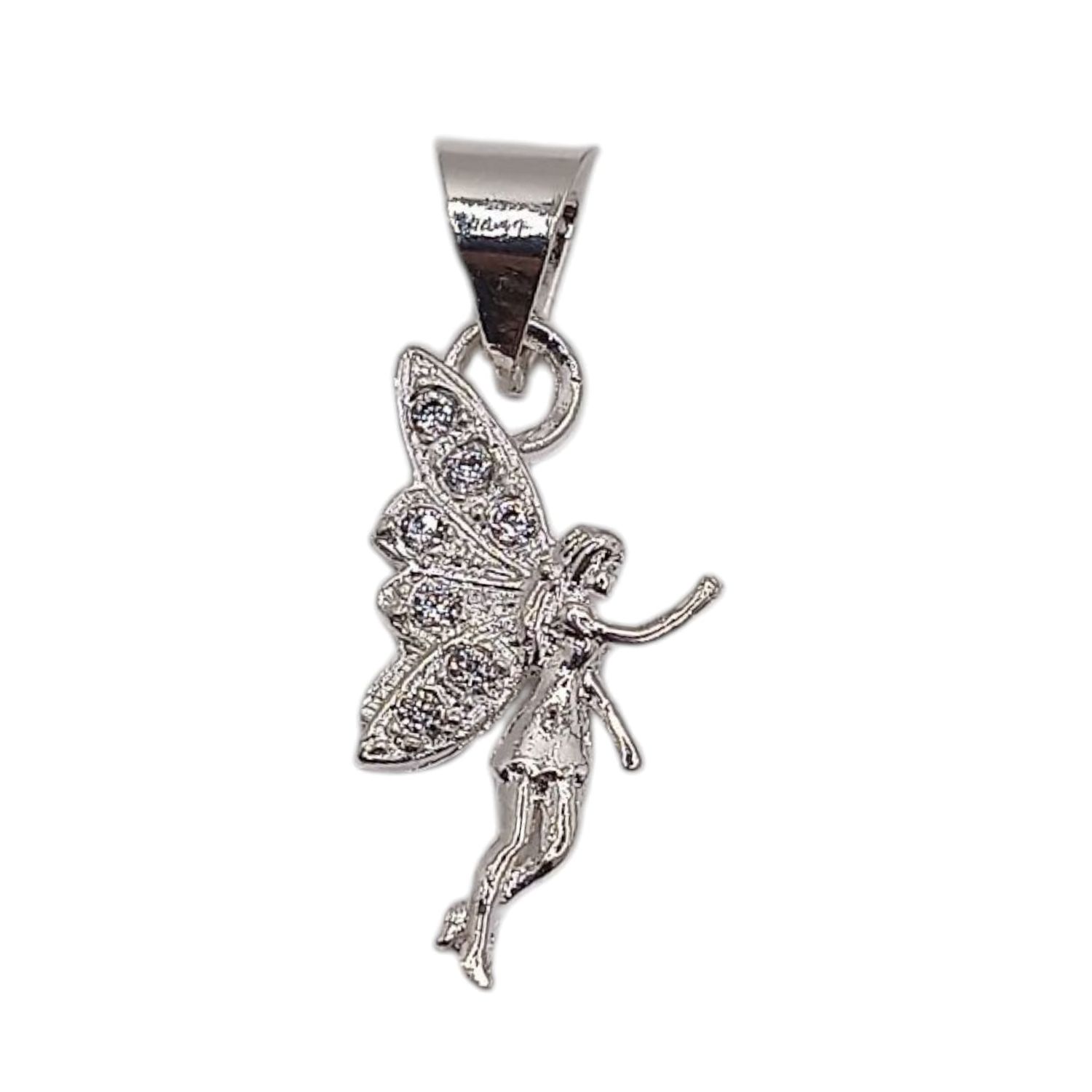DIJE HADA MICROPAVE  2.5cm PLATA .925