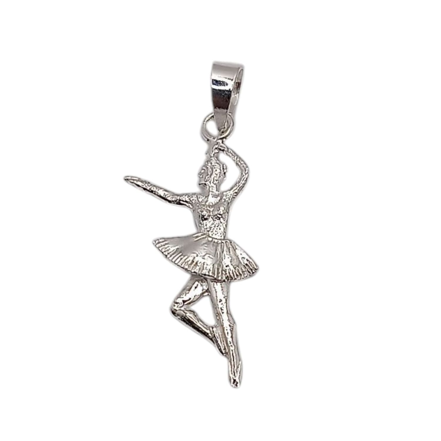 BAILARINA BALLET  MOVIL 3.5 CM  PLATA .925