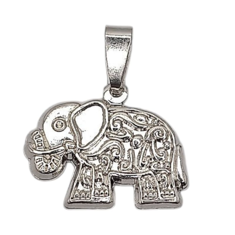 DIJE ELEFANTE 2 CM PLATA .925