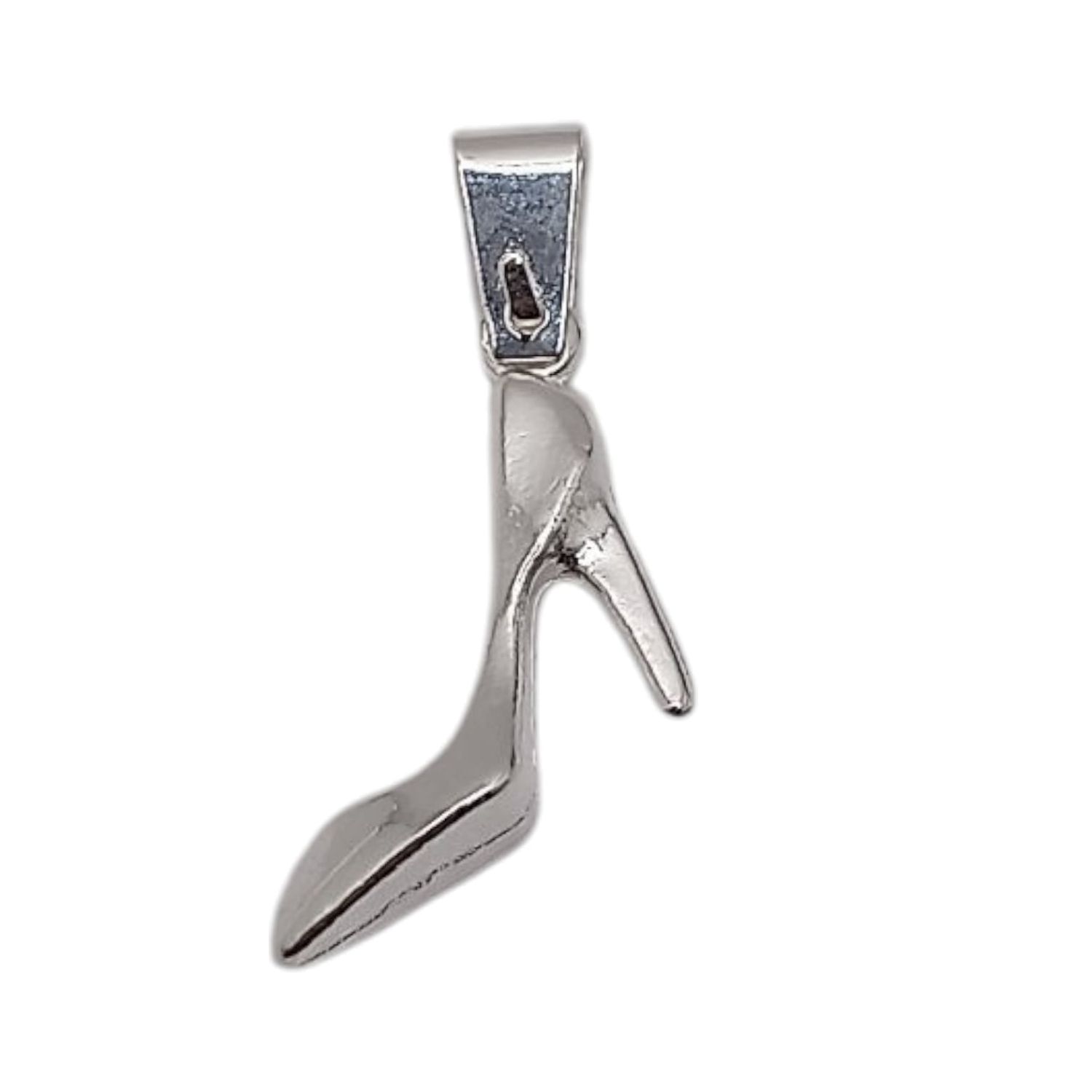 DIJE ZAPATILLA DAMA 2.5 CM PLATA .925