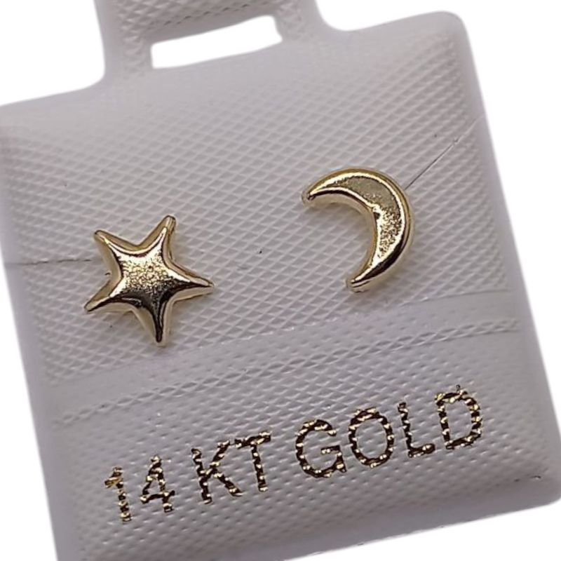 BROQUEL LUCERO ORO 14K.