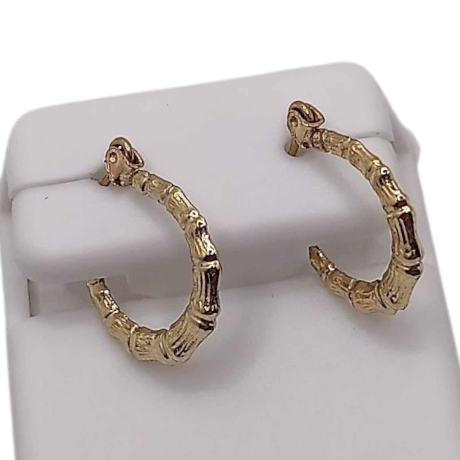 ARRACADA FANCY LIGERA,  1.6 CM, ORO 10K