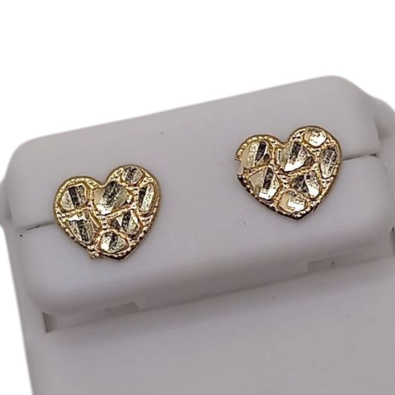 ARETE CORAZON TIPO BARROCO CH, ORO 10 K