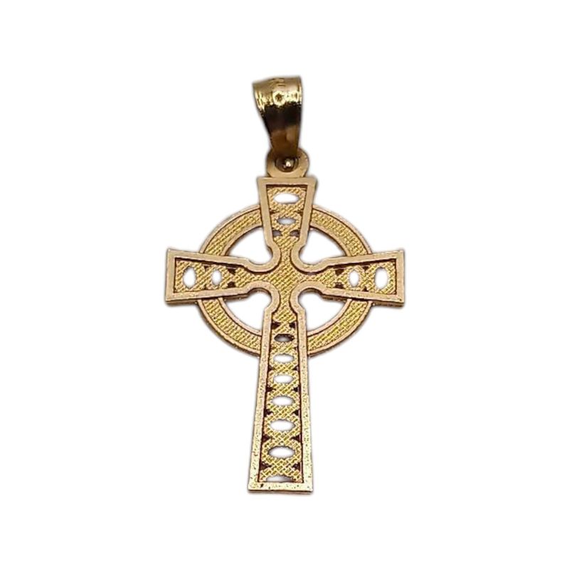 DIJE CRUZ 3 CM, ORO 10K