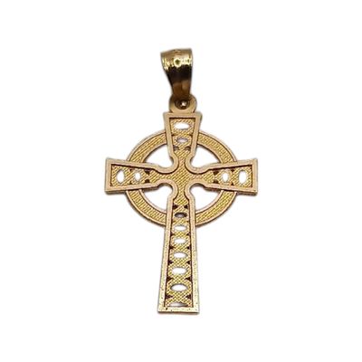 DIJE CRUZ 3 CM, ORO 10K