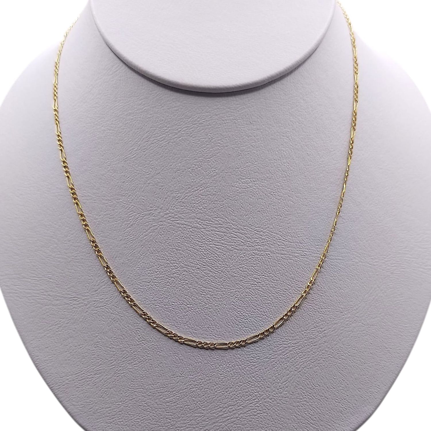 CADENA FIGARO 18&quot; 2MM, ORO 10K