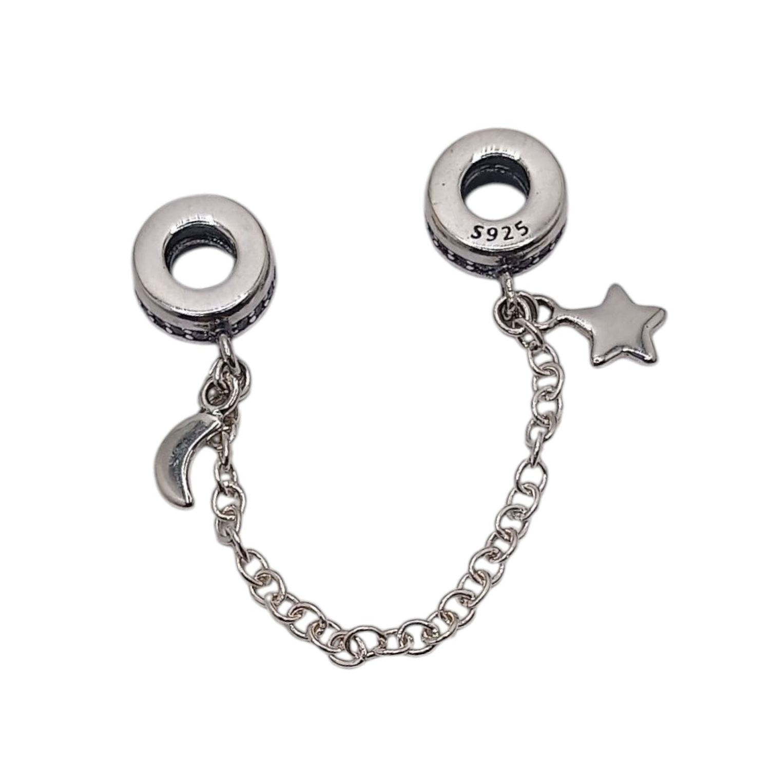 DIJE PARA PULSER ESTRELLA/LUNA  PLATA .925