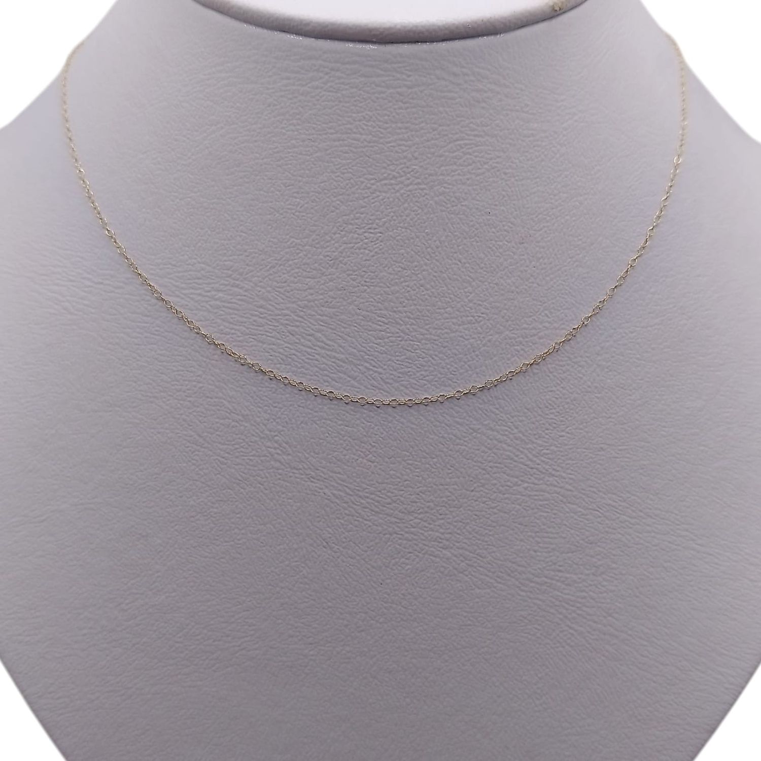CADENA ULTRA DELGAD 16&quot; .5 MM, ORO 14K
