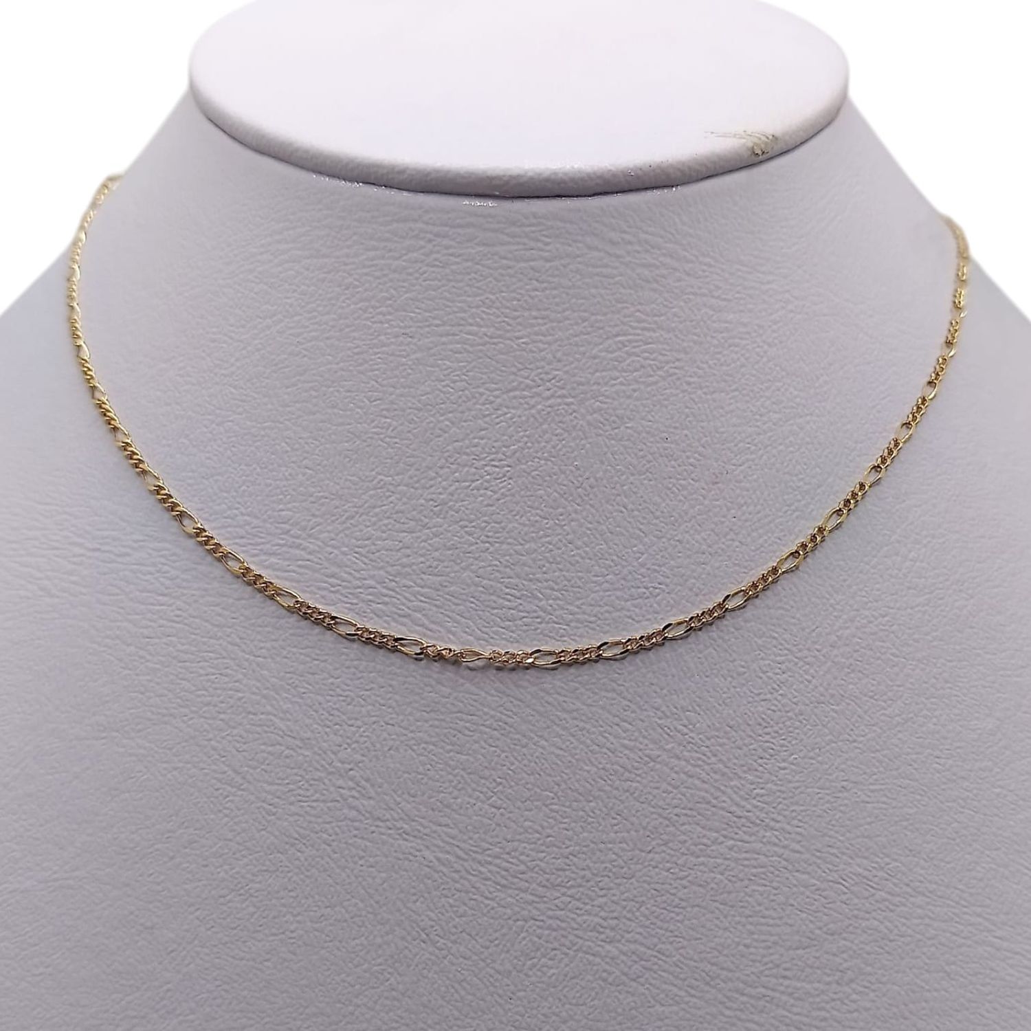 CADENA FIGARO 18&quot; 1.5 MM, ORO 14K