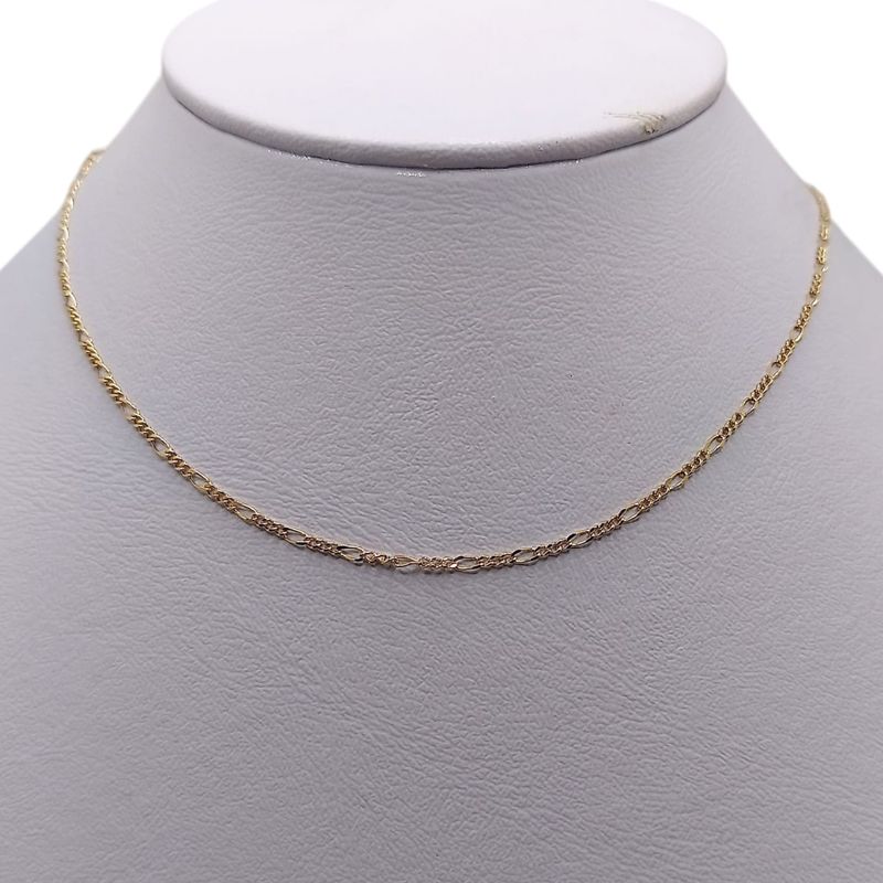 CADENA FIGARO 18" 1.5 MM, ORO 14K