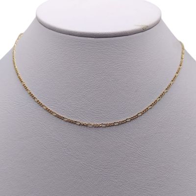 CADENA FIGARO 18" 1.5 MM, ORO 14K