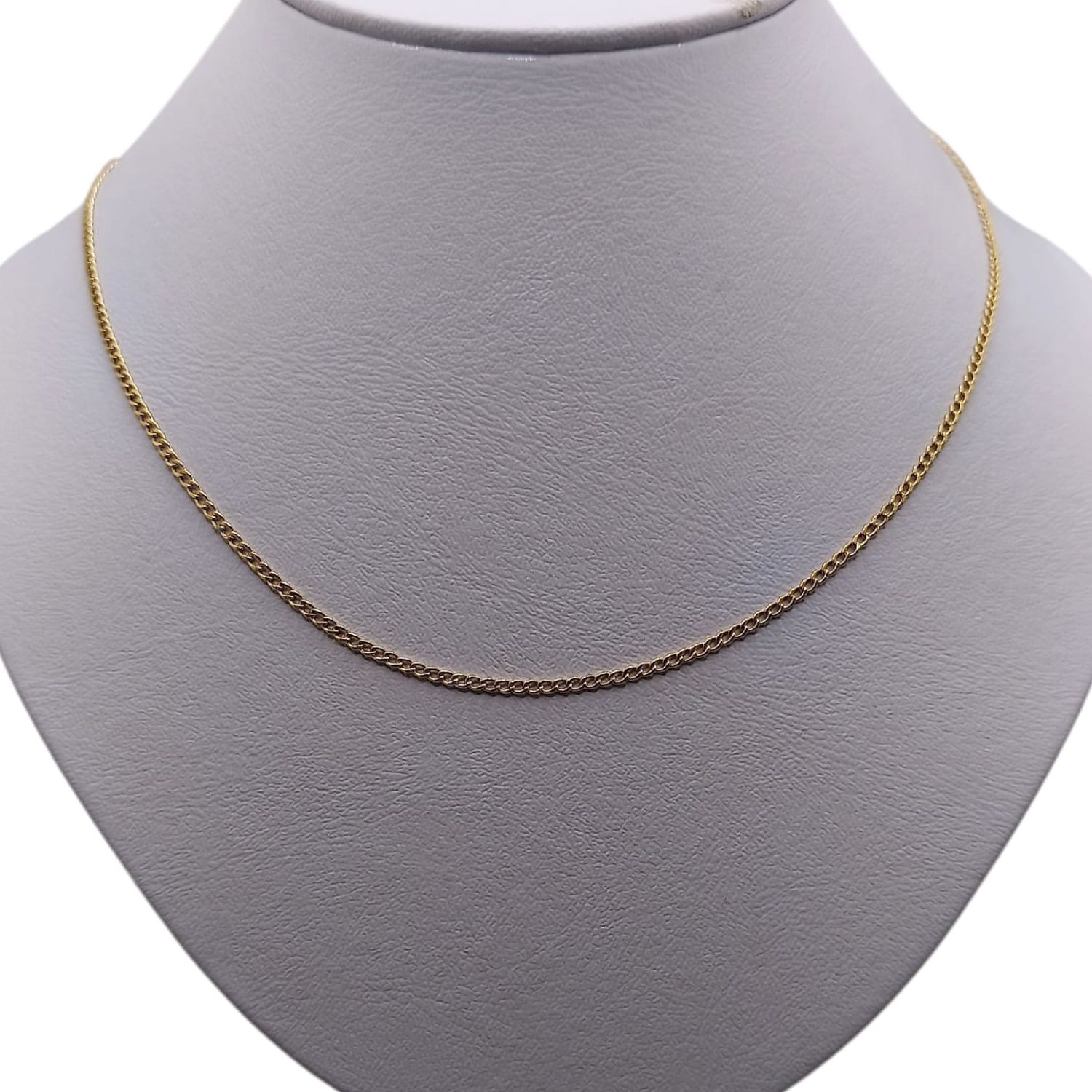 CADENA CUBANA 2 MM 18&quot;, ORO 14K
