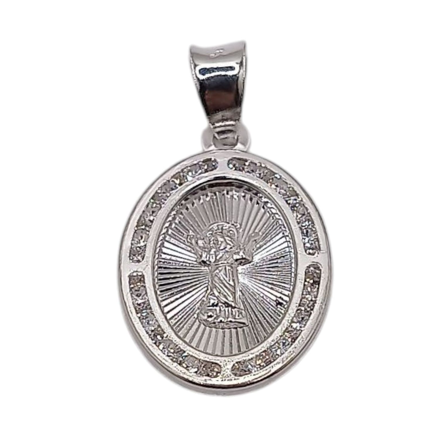 MEDALLA DIVINO NIÑO 2 CM PLATA .925