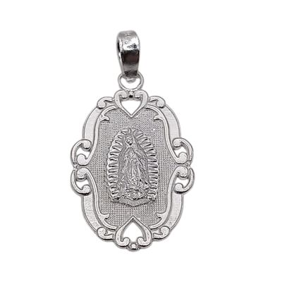 DIJE VIRGEN GPE 2.5 CM  PLATA .925