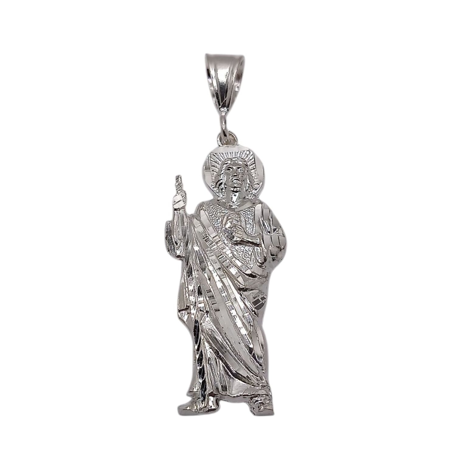 DIJE SAN JUDAS 6 CM PLATA .925