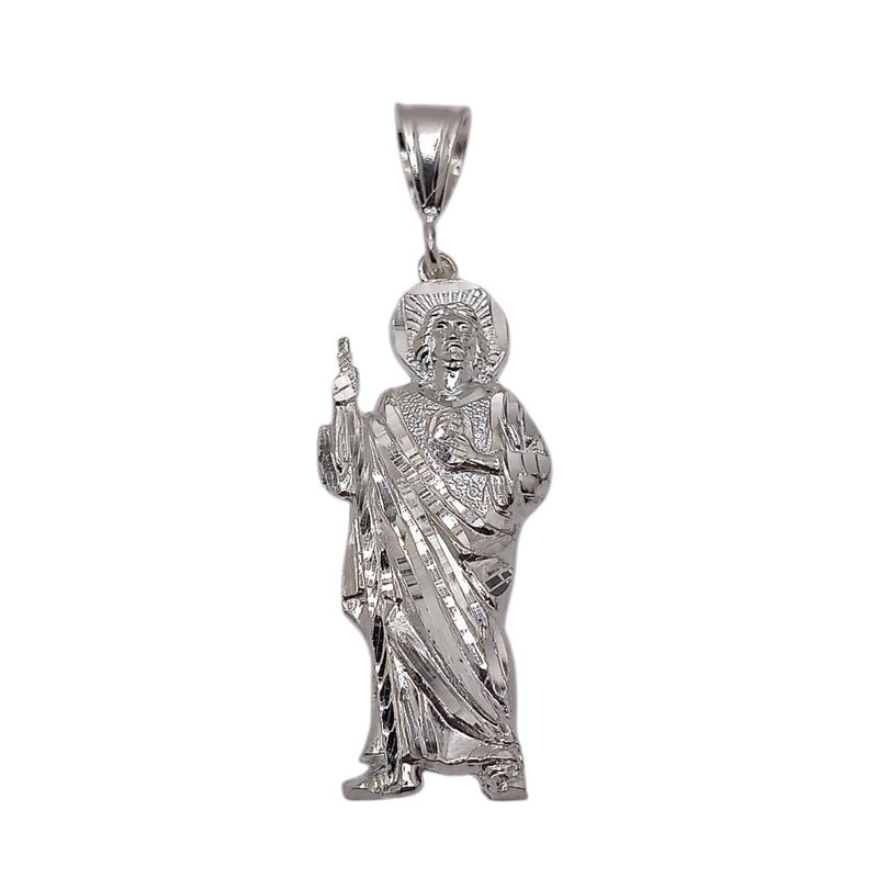 DIJE SAN JUDAS 6 CM PLATA .925