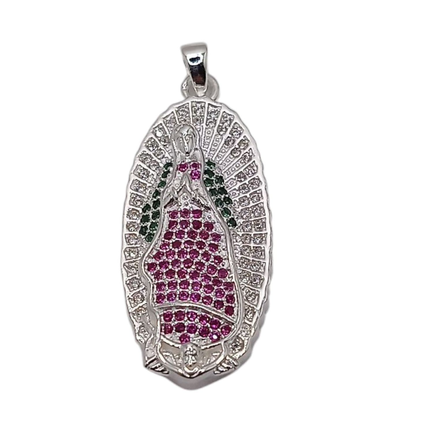 DIJE Virgen  DE GPE 3.5 CM PLATA .925
