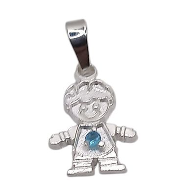DIJE NIÑO MES DE MARZO 1.8 CM PLATA .925