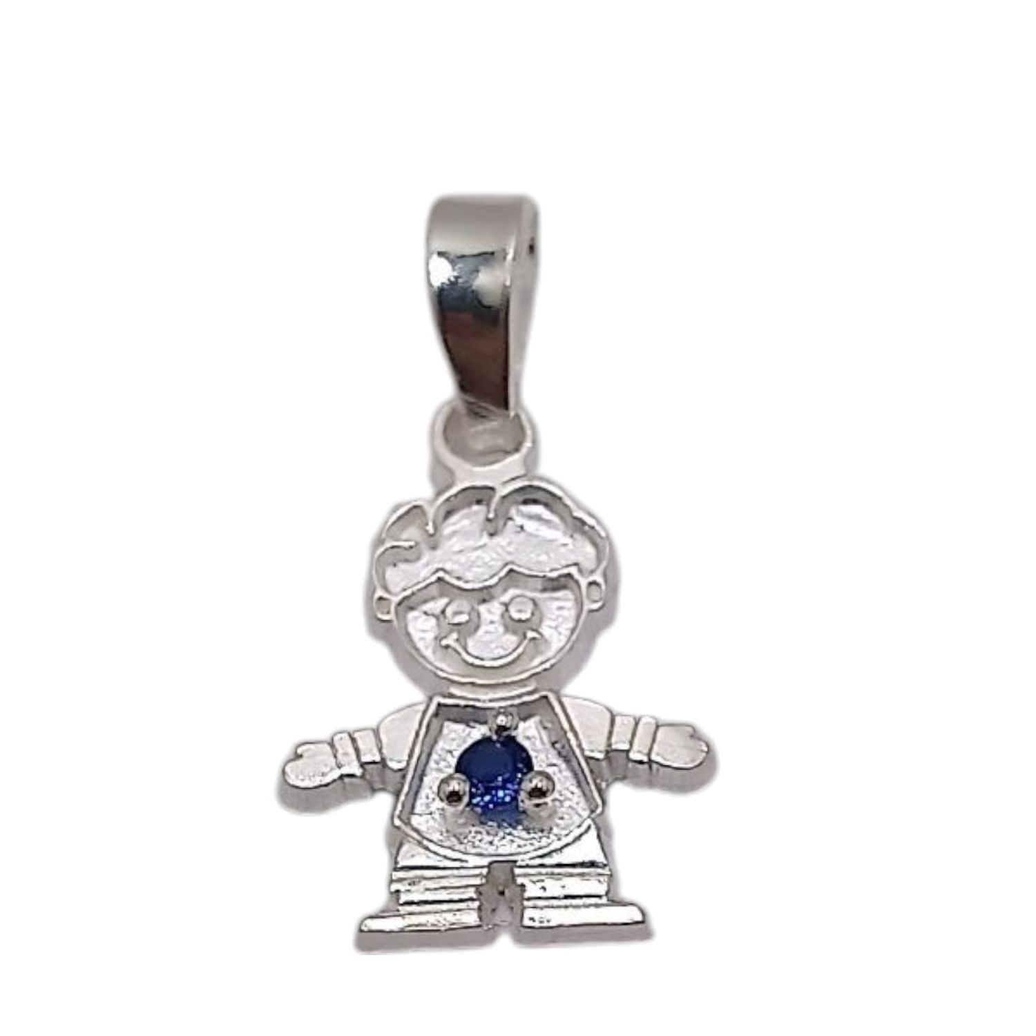 DIJE NIÑO MES DE SEPTIEMBRE 1.8 CM PLATA .925