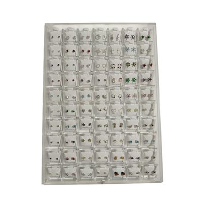 70 pares Broquel Plata .925 Incluye la charola acrílica.