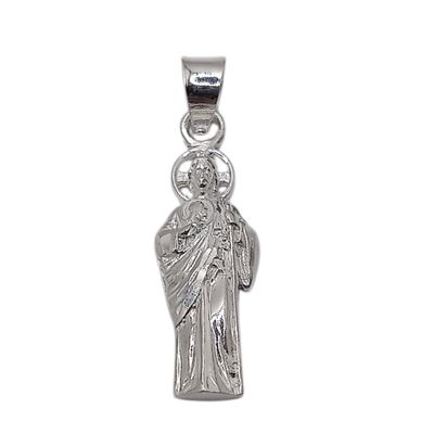 DIJE SAN JUDAS T. 3 CM LARGO TOTAL PLATA .925