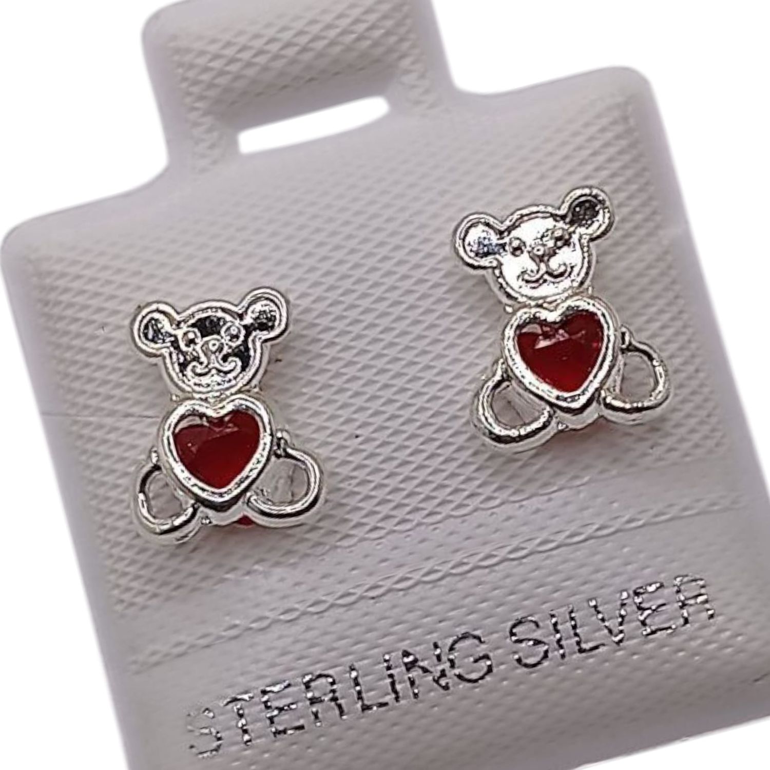 BROQUEL OSIT0 CORAZON ROJO, PLATA .925