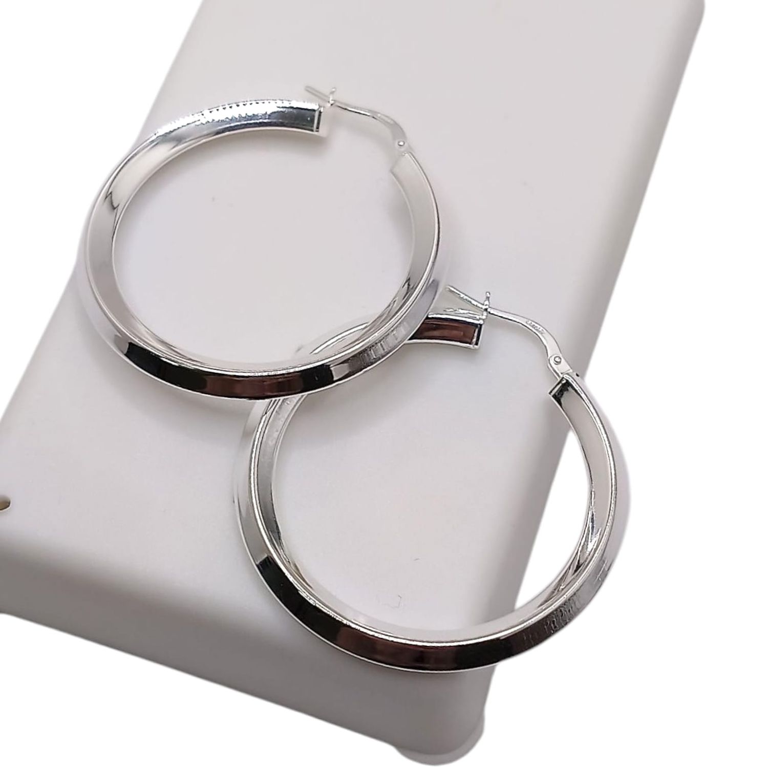 ARRACADA FANCY IT 4 CM PLATA .925