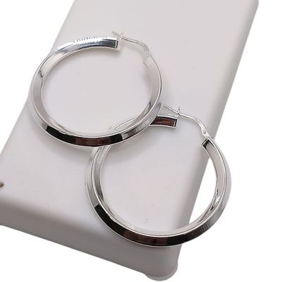 ARRACADA FANCY IT 4 CM PLATA .925