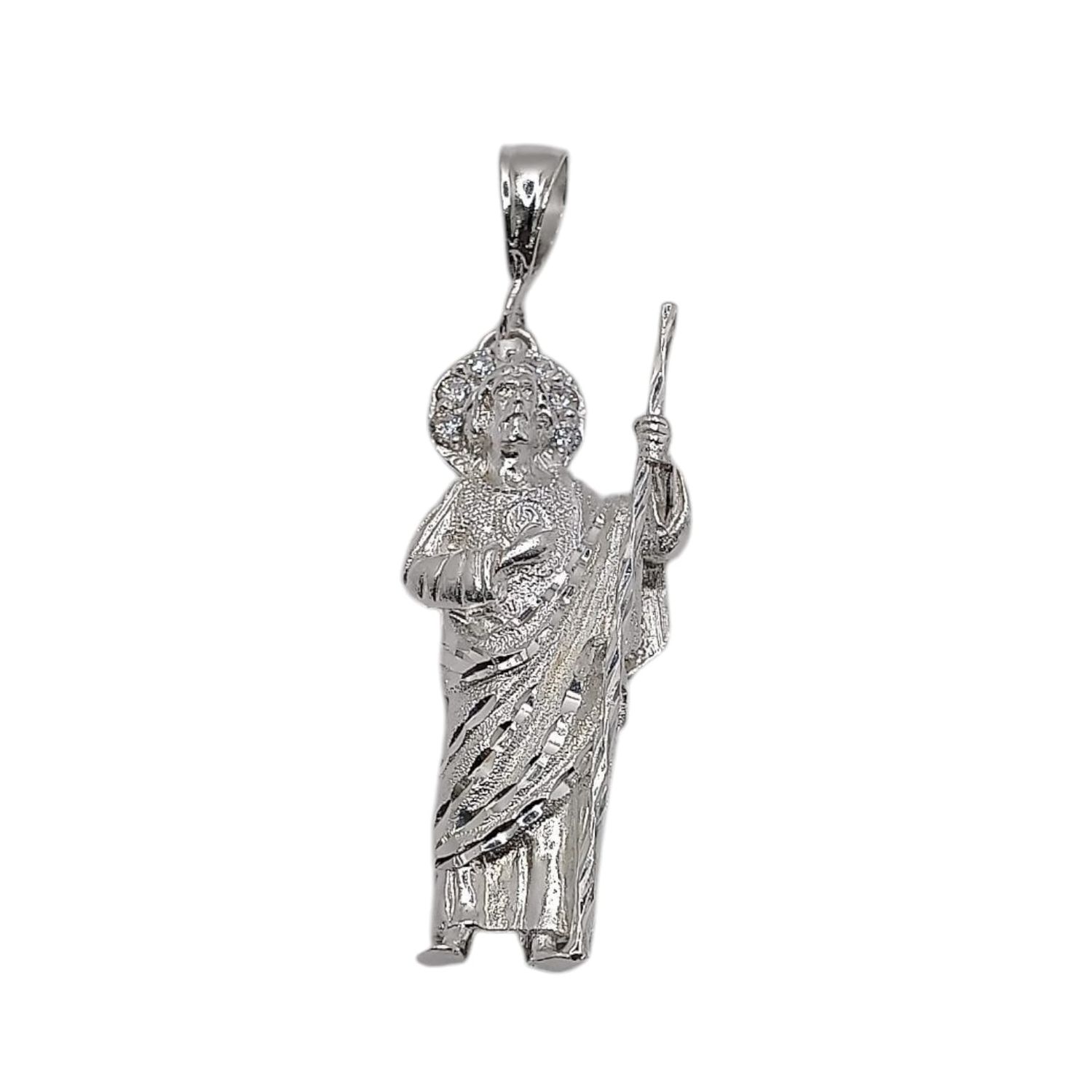 DIJE SAN JUDAS T 6.5 CM CON ASA, PLATA .925