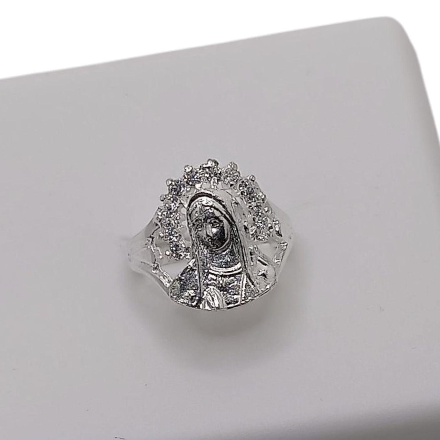 ANILLO VIRGEN GPE EN PLATA 925