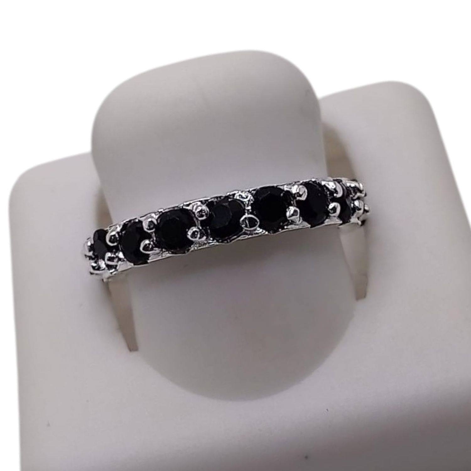 CHURUMBELA COMPLETA COLOR NEGRO VARIAS MEDIDAS PLATA .925