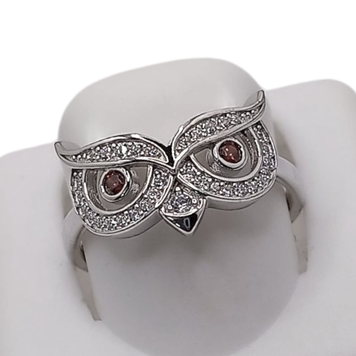 ANILLO CARITA BUHO VARIAS MEDIDAS PLATA .925