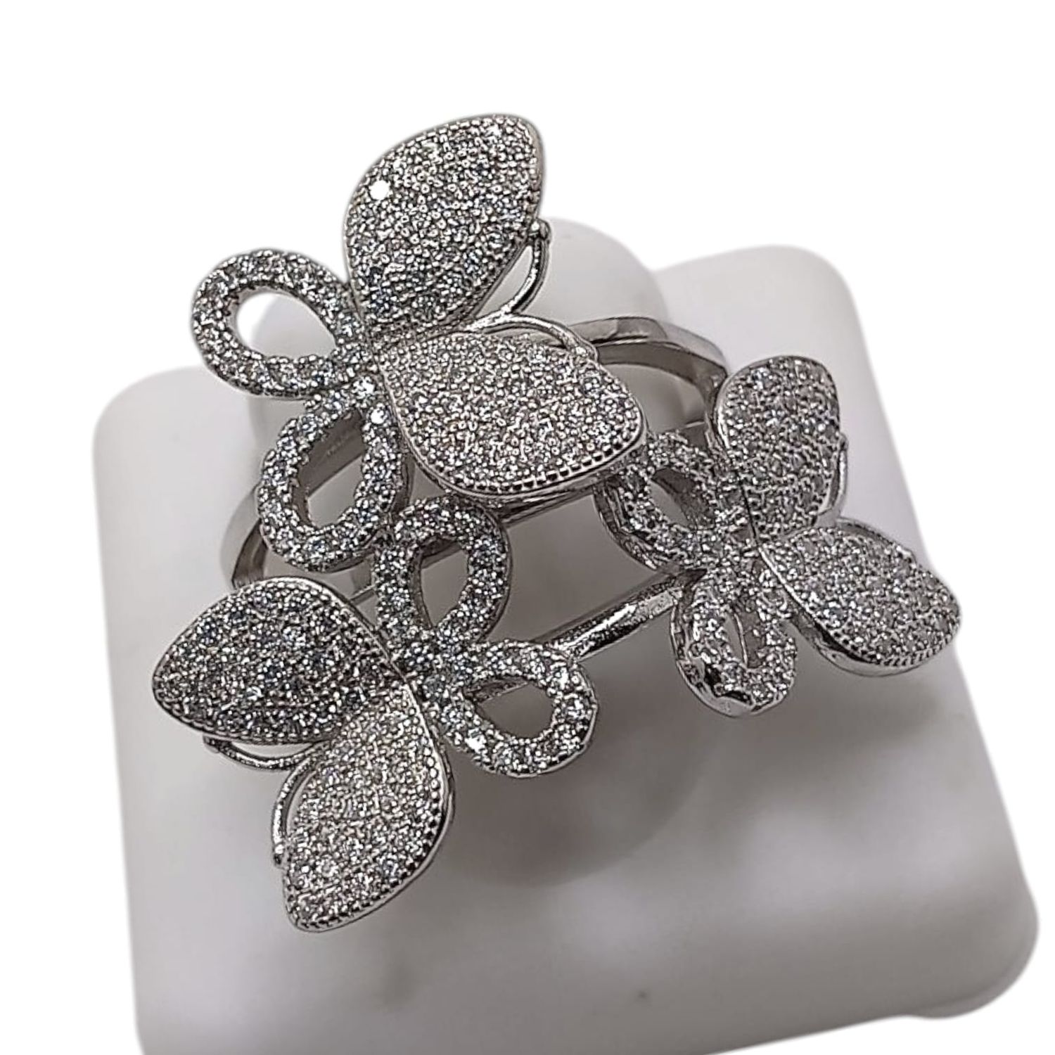 ANILLO FANCY MARIPOSAS # 9 PLATA .925