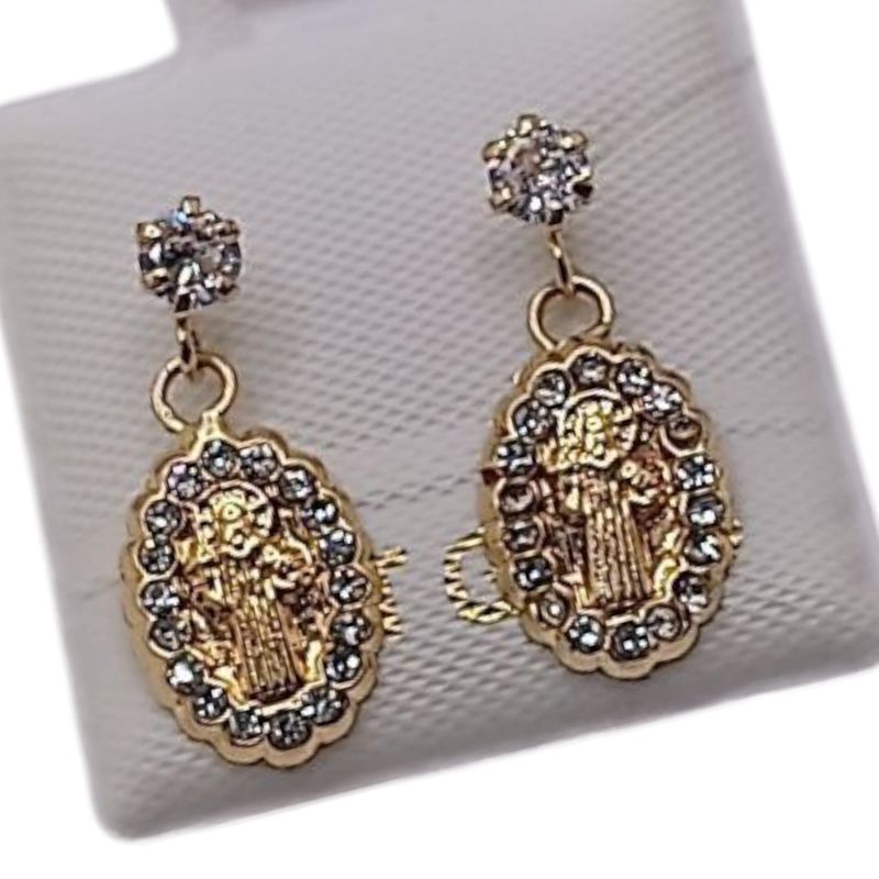 BROQUEL SAN BENITO PP COLGANTE ORO 14K