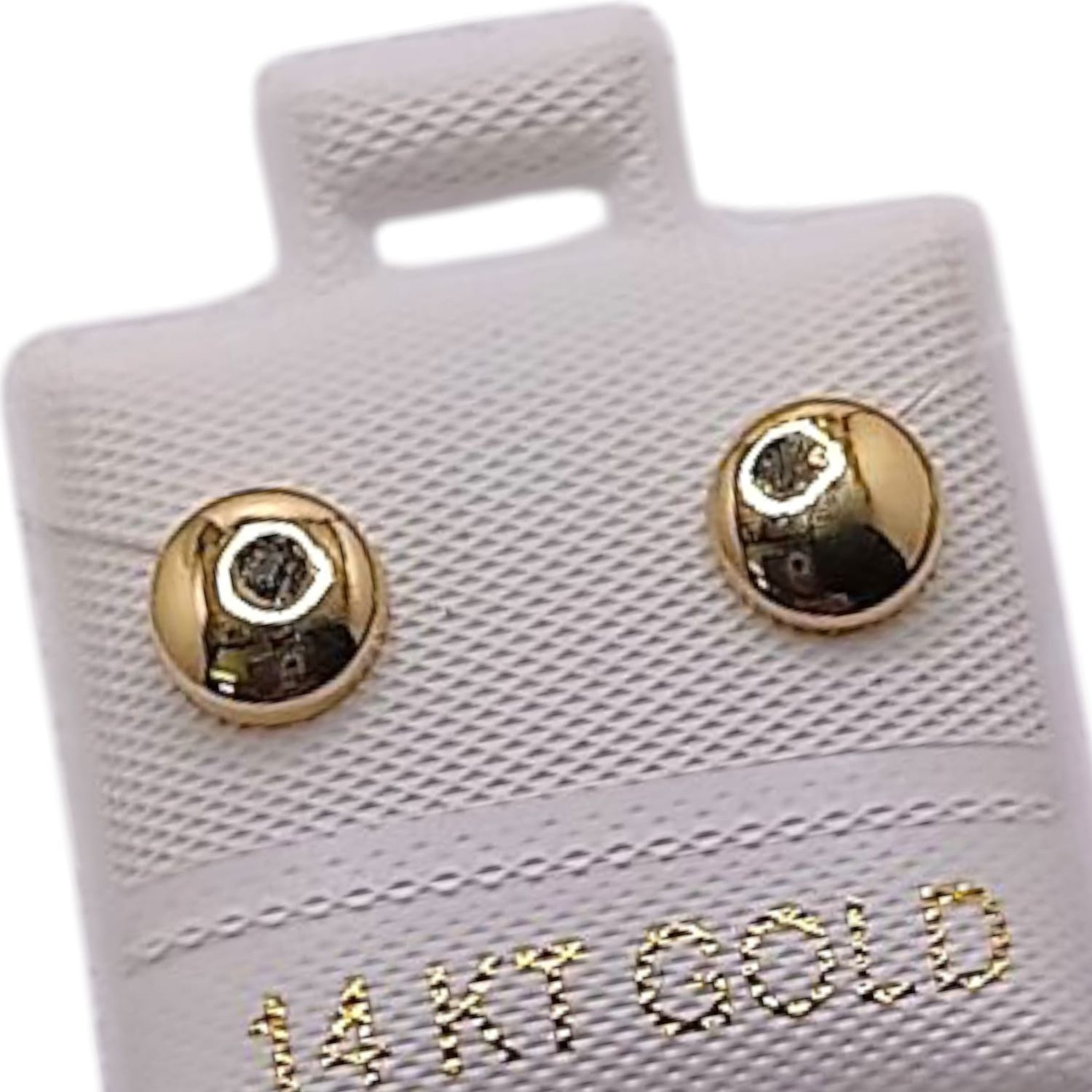 BROQUEL  BOTON, BROCHE BOLITA  ORO 14K