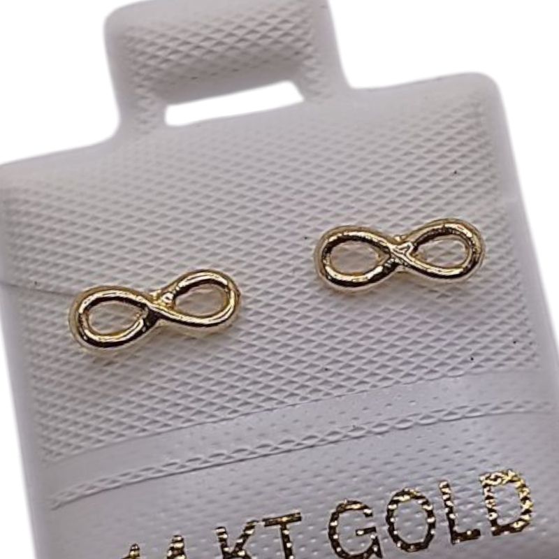 BROQUEL INFINITO BROCHE BOLITA ORO 14K