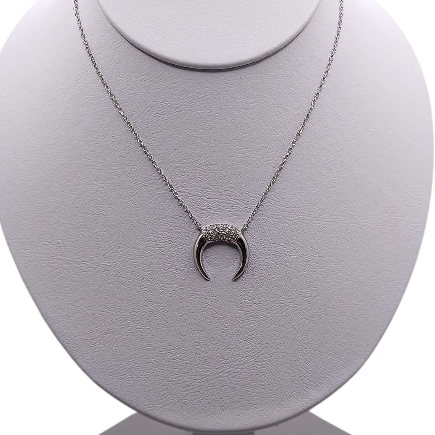 GARGANTILLA  18-19&quot; CON CZ PLATA .925