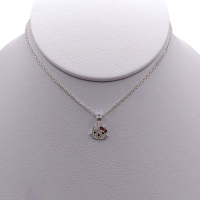 GARGANTILLA 15" GATITA  PLATA .925