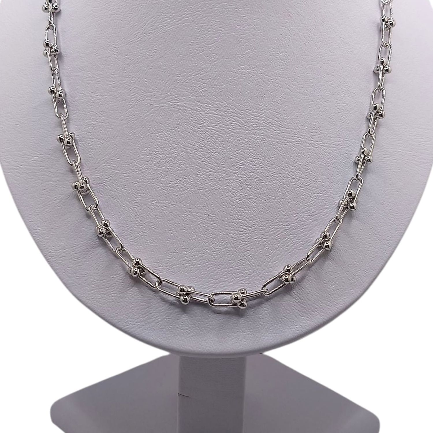 GARGANTILLA SUPER FANCY 15&quot; A 17&quot; PLATA .925