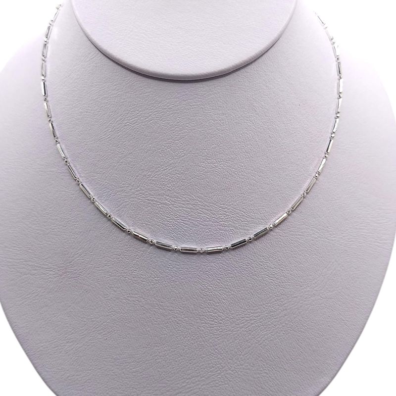 Cadena Canutillo especial. 24" de largo PLATA .925