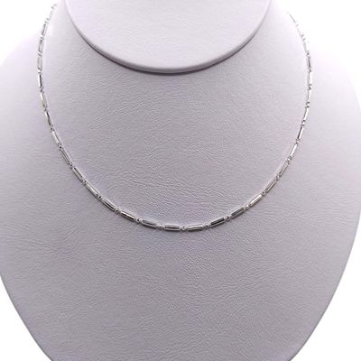 Cadena Canutillo especial. 24" de largo PLATA .925