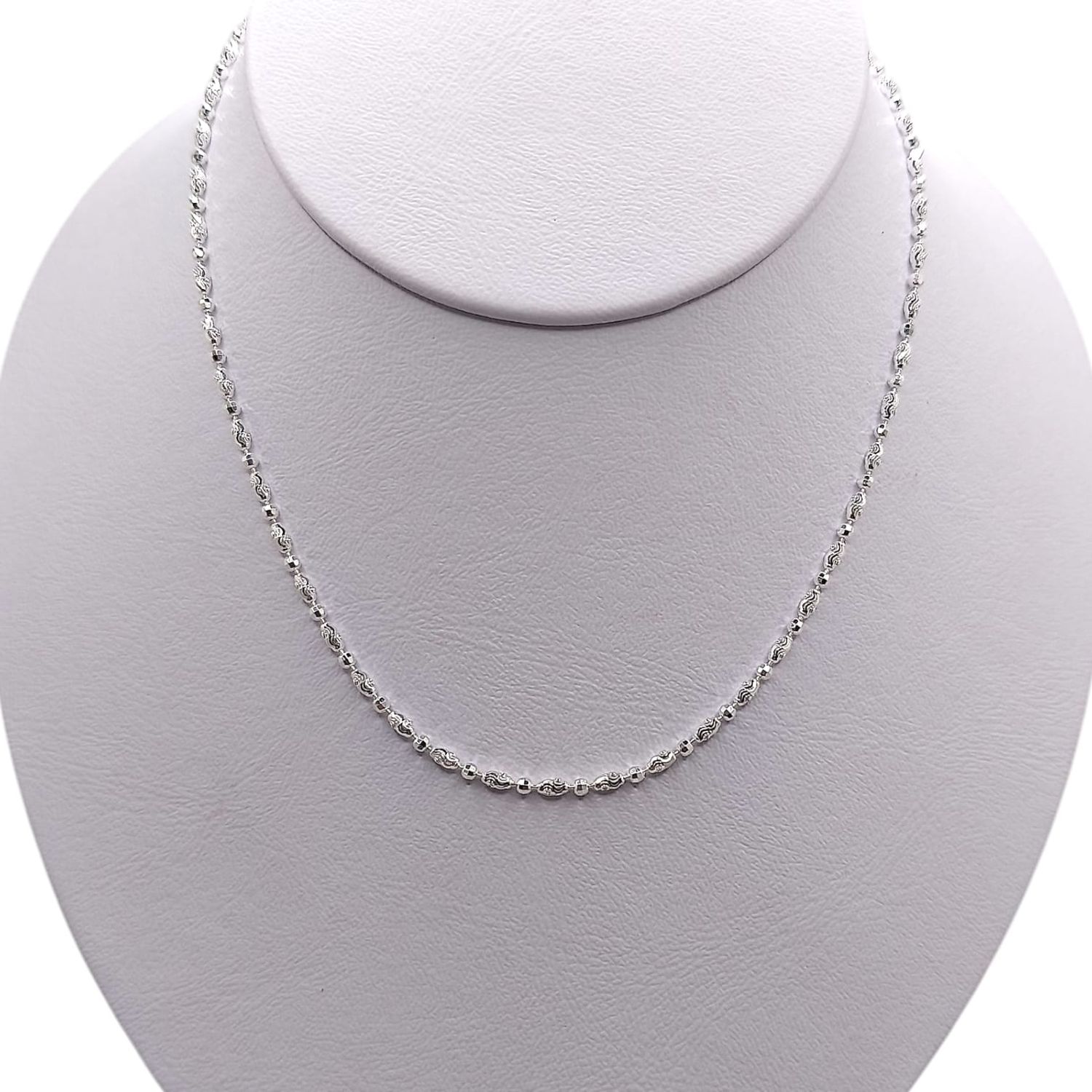 CADENA ULTRA DIAMANTADA VARIAS MEDIDAS  PLATA .925