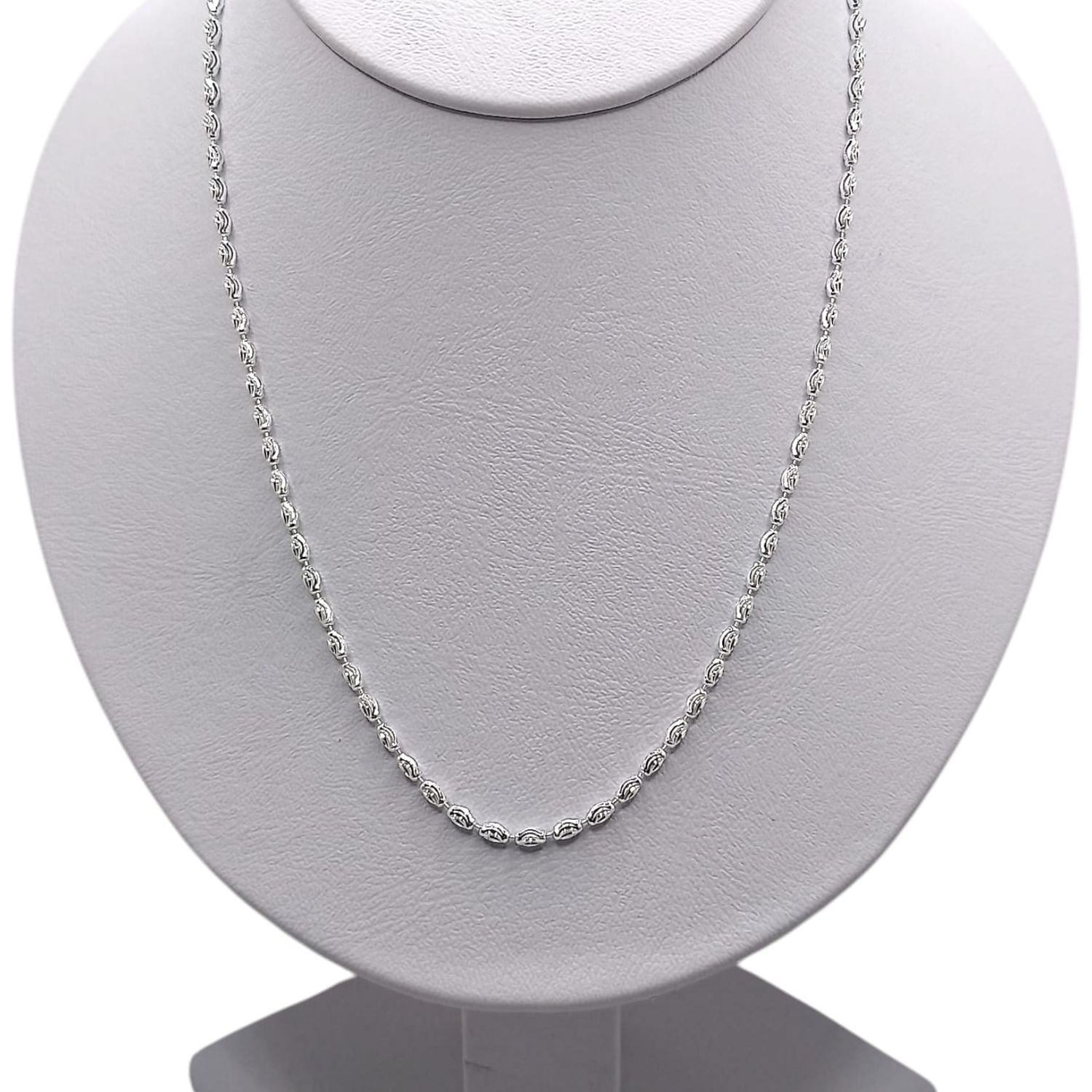 CADENA ULTRA DIAMANTADA 2MM, VARIAS MEDIDAS PLATA .925